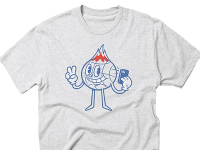 Burning World Selfie T-Shirt illustration ipadpro procreate t shirt tee