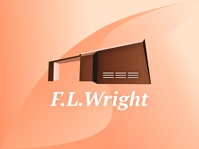 F.L.Wright – Illustration graphic design illustration logo