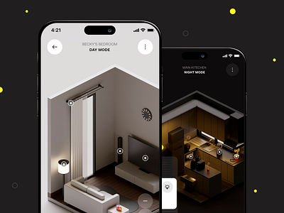 smarthome - room adjustment 3d app application ar design home house ios lidar mobile mobile app model room scanner smart ui ui design ux vr