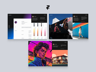 Show off your visual work with a premium Framer template ai branding agency clean concept design design template framer framer template minimal photographer typography ui ui designer visuals