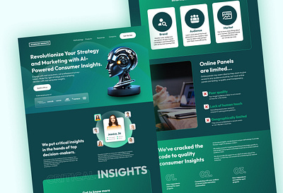Standard Insights - AI website UI redesign ai artificial intelligence blockchain crypto cryptocurrency design landing page product design ui uiux