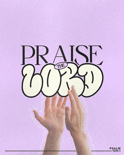 Praise the Lord | Christian Poster creative
