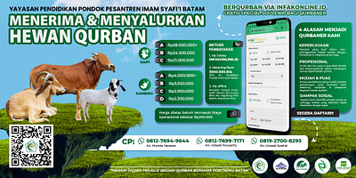 FLAYER QURBAN IDUL ADHA DESIGN eid mubarak design eid mubarak flayer flayer idul adha flayer qurban graphic design idul adha banner design minimalist design modern design