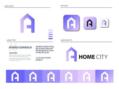 HOMECITY CONCEPT - LOGO DESIGN best logo brand identity branding creative design home logo logo logo design modern logo vect plus