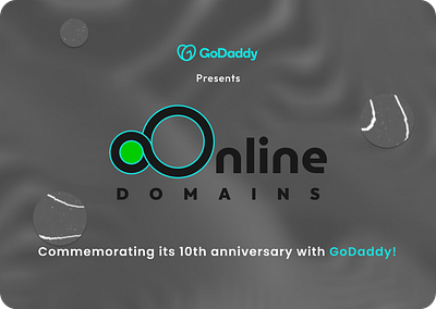 .Online Logo Design - Go Daddy | Celebrating 10 years. .online branding design design challenge dribbble godaddy graphic design logo logo design playoff shots typography