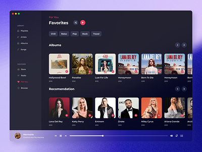Music player app design apple apple style desktop app mac os music music player obvious obvious design obvious studio software