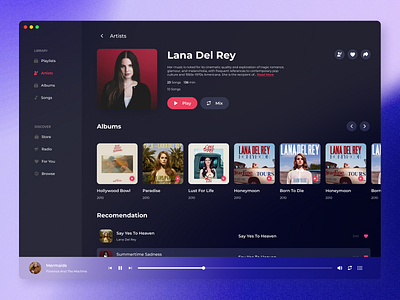 Music player app design apple apple style desktop app mac os mac os app music music player obvious obvious design obvious studio software