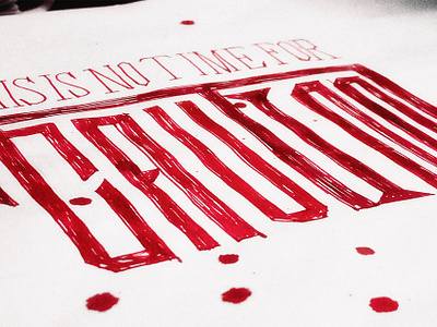 Creative Lettering — This is No Time For Caution (03/07) behind the scenes branding creative lettering custom lettering design design inspiration detailed elegant graphic design hand lettering lettering lettering ideas logo logotype modern photography sophisticated traditional lettering typography vintage