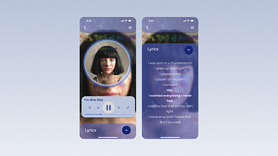 Daily UI 009 009 dailyui design graphic design music player music player app ui