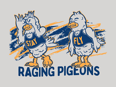Raging Pigeons 90s 90s pattern apparel apparel design bird crumby creative fly hand drawn illustrator pattern pigeon retro stay fly t shirt vector art