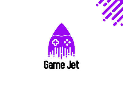 Game Center Logo | GAMEJET branding design flat graphic design icon logo typography vector
