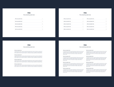 FAQ - redefy block saas ui wireframe wireframing