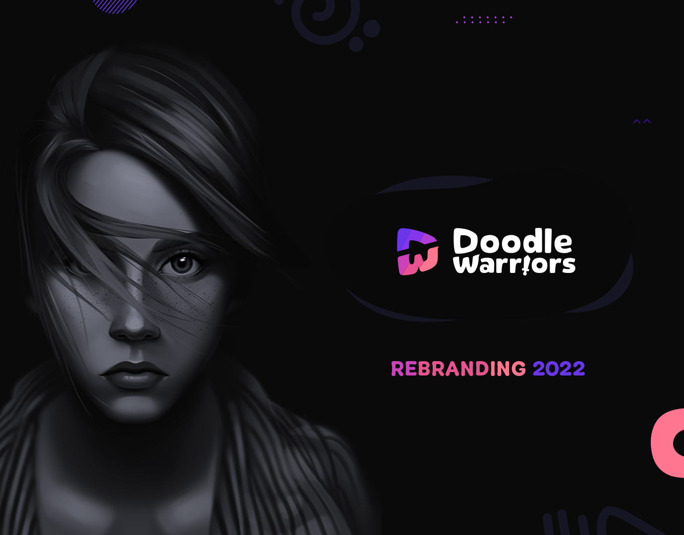 Doodle Warriors Rebranding art direction brand brand design brand identity branding branding design design graphic design identity identity design logo logo design