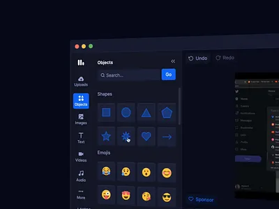 Web-based Motion Graphics Editor