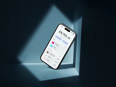 Cozmic, Mobile Banking App app banking concept flat gradient minimal mobile modern ui ux