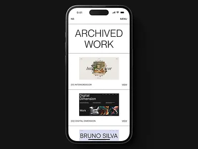Layout Exploration (Mobile) clean design grid ios layout minimal minimalism mobile mobile design mobile ui modern portfolio ui ui design uiux user interface ux ux ui white space work