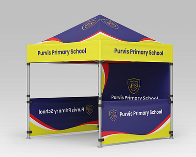 Tent Design For School app branding business corporate design flyer graphic design illustration logo tent tent design ui