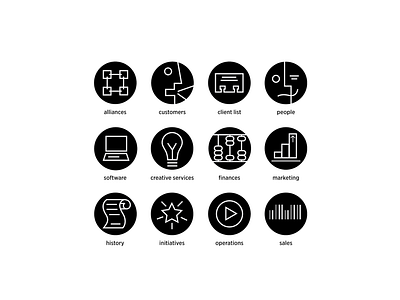 Orbit Network Corporate Icons branding design graphic design iconography icons vector