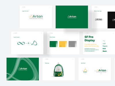 "Artan" BrandBook blueway blueway agency brand identity brandbook branding graphic design logo