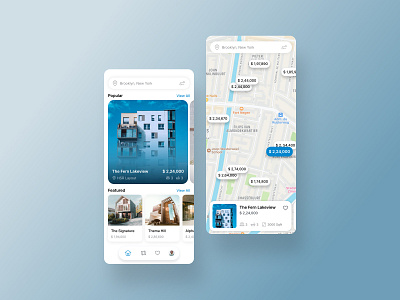 Real Estate Mobile App mobile mobile app product design real estate real estate app uiux