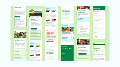 Georgia Department of Agriculture app app branding dailyui design illustration logo ui ux ux ui web