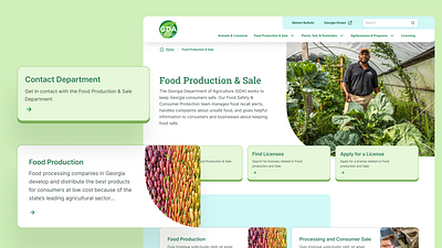Georgia Department of Agriculture app app branding dailyui design illustration logo ui ux ux ui web