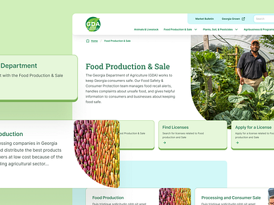 Georgia Department of Agriculture app app branding dailyui design illustration logo ui ux ux ui web