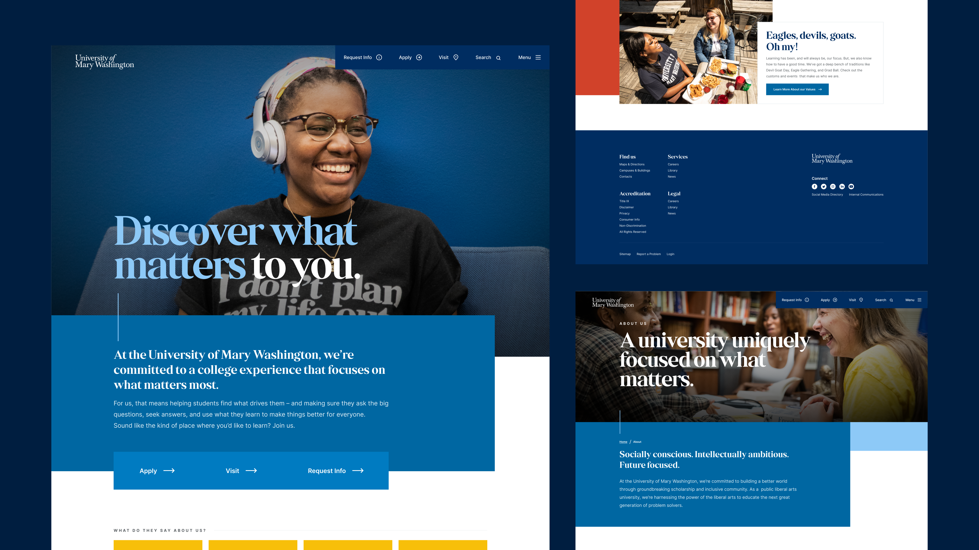University of Mary Washington app app branding dailyui design illustration logo ui ux ux ui web