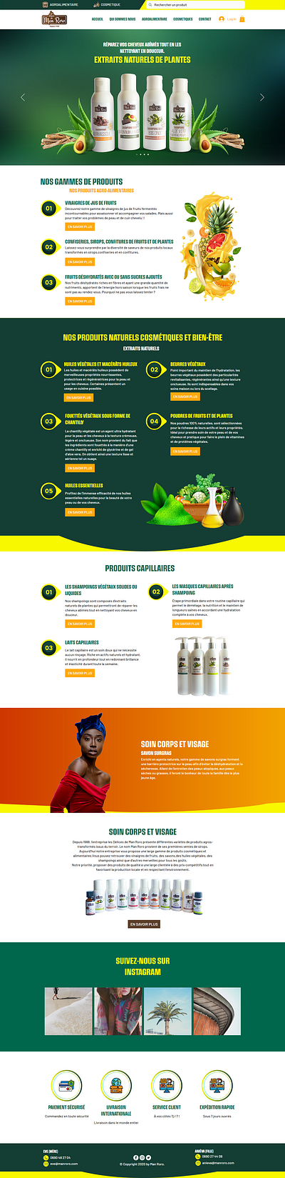 Natural Products Wix Website Design design graphic design illustration ui ux vector wix website