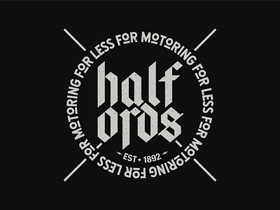 HLFRDS branding design lettering logo wordmark