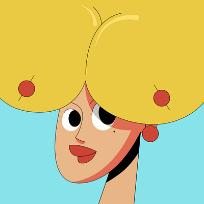 A Sweet Person and Her Darkness character characterdesign design illustration illustrator vector