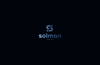 Solman Stream Twitch logo branding gaming graphic design logo logo design minimalistic logo modern logo people logo simple logo stream stream brand design technologies twitch