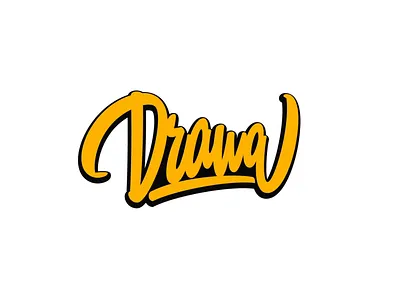 Drawa animated animation design logo logotype motion typography