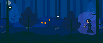 Lost in the Woods animation design graphic design ill illustration motion graphics vector