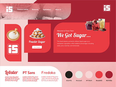 Innovate Website Design - Indiana Sugars branding graphic design
