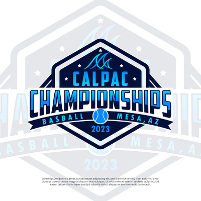 Calpac Championships calpac championships design logo logodesign logos sport sportlogo