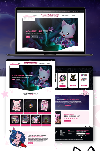 Tentacle Kitty Website