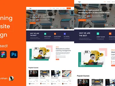 leaning website design design leaning design learning learning web learning website redesign response ui user interface user persona ux research ux ui web response web ux ui
