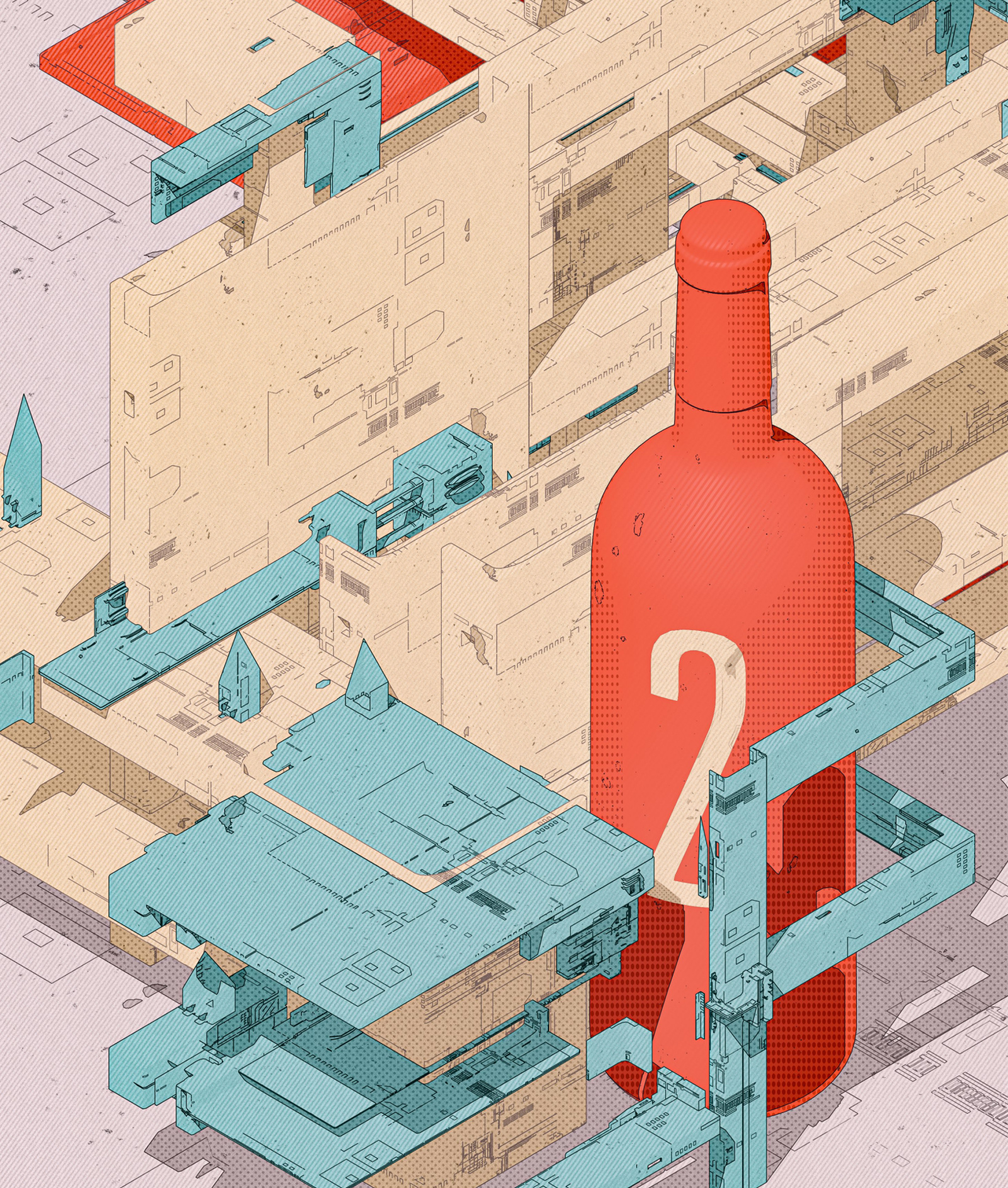 Hero Illustrations with toon shaders arnold cinema4d hero illustration render shader toon