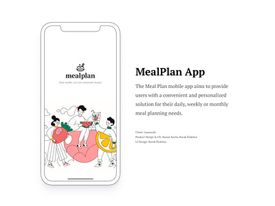 Meal Planner App UI Design app food meal mobile planner ui ui design
