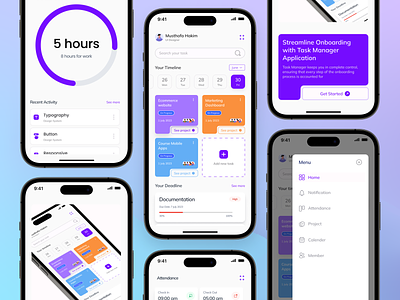 Garapkeun - Task Management Apps app application design mobile apps productivity project management task task app task list task management ui ui design ux worklist