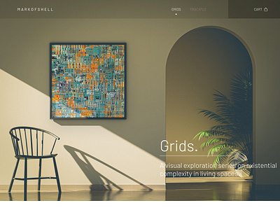 MarkofShell's Poster Shop Website 3d design design poster poster mock up ui ui design webflow website design