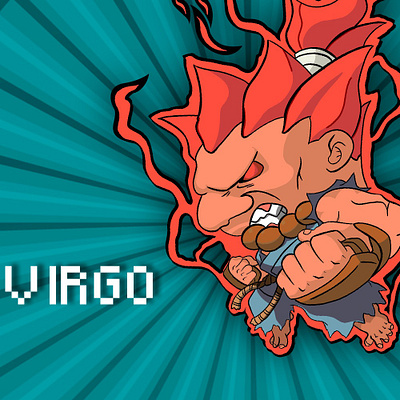 Virgo (Akuma) art design graphic design illustration ilustración photoshop procreate vector