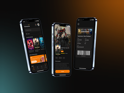 Showtime - Movie Ticket Booking Mobile App design figma graphic design mobile app ui ui design uiux ux