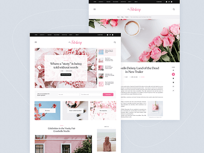 Stelary - Personal Blog Design blog design blogger blogging content writing design figma figma blog figma design figma template ghost ghost blog html5 personal blog template theme ui ux web design wordpress wp