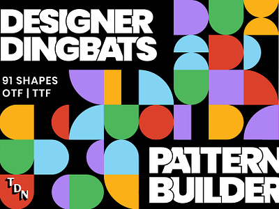 Pattern Dingbats Font