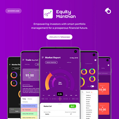 Equity Manthan app branding design graphic design logo ui ux