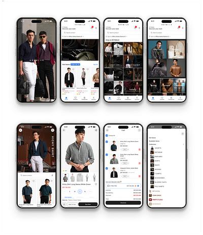 Heymale - Fashion Store Mobile App design fashion fashion app mobile mobile app mobile design ui user interface ux design