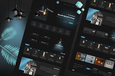 Luxury light 3d branding dark design figma graphic design landing minimal ui ux web website