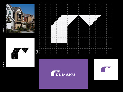 Rumaku Logo architect home decor homes homestyle house interior property real estate
